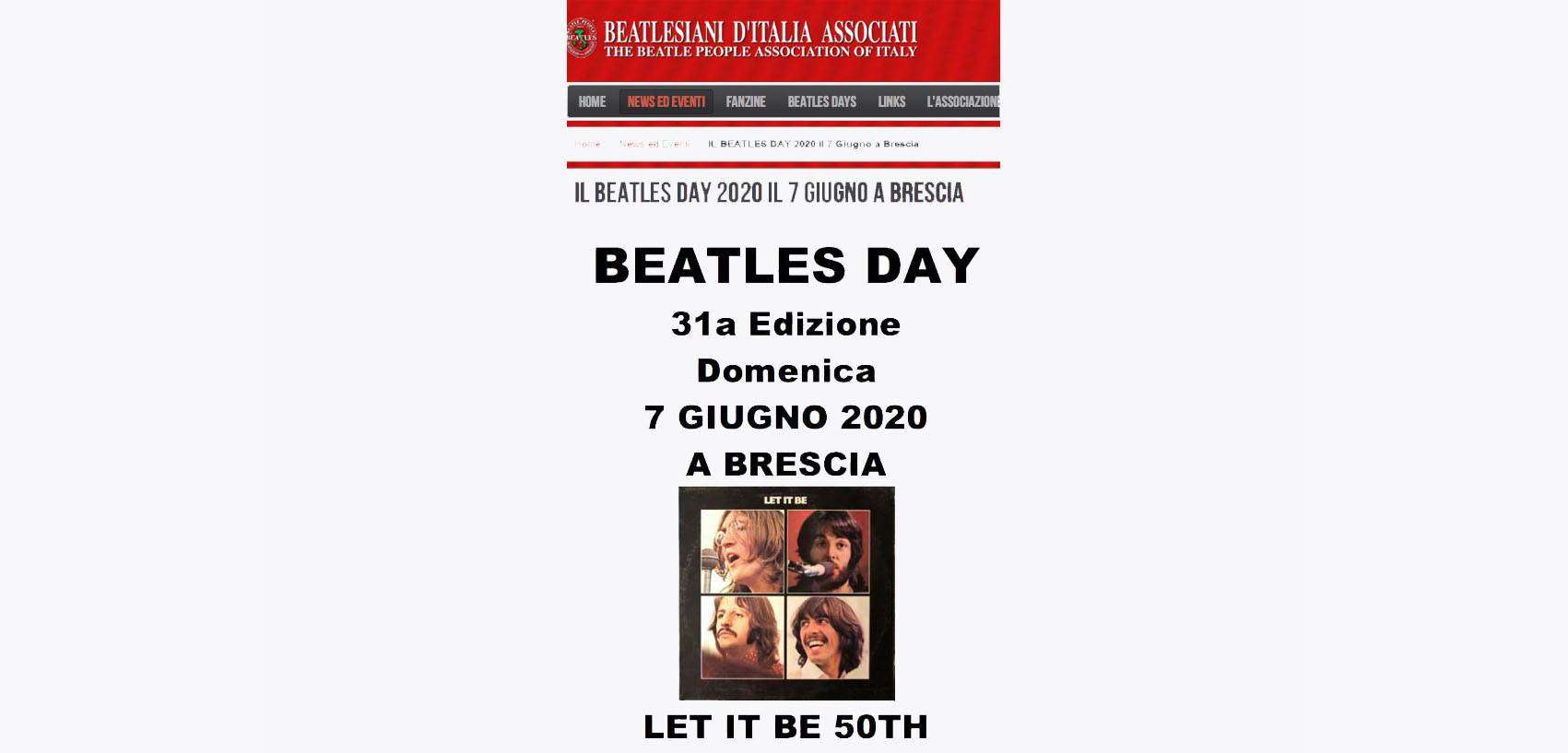 Il BEATLES DAY 2020 (31a Edizione) si farà … ONLINE!