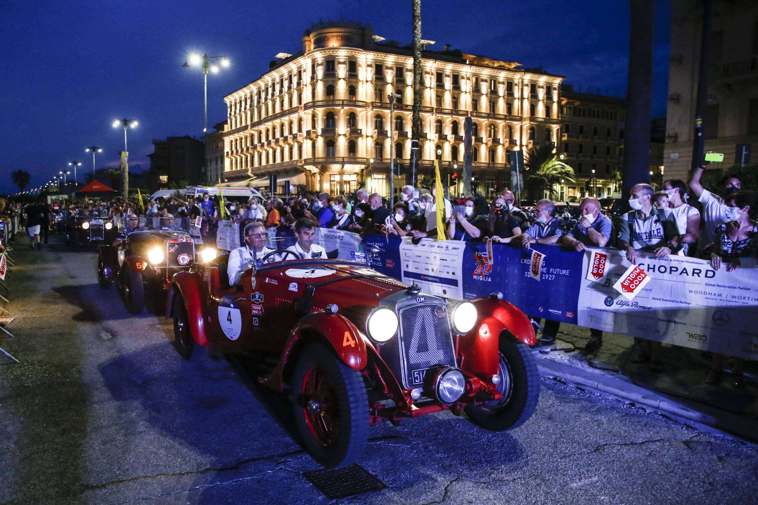 Partita la seconda tappa della 1000 miglia 2021, destinazione Roma